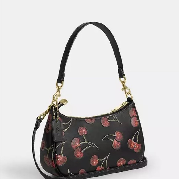 Coach Teri Shoulder Bag With Cherry Print # CCZ16 - Picture 2 of 9